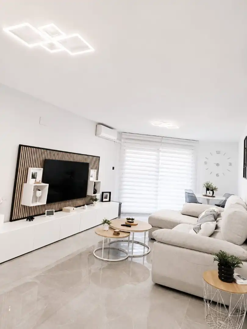 Flat for sale in Calle Ronda de Los Montes, 53, Albolote Living room of Flat for sale in Albolote with Air Conditioner and Balcony