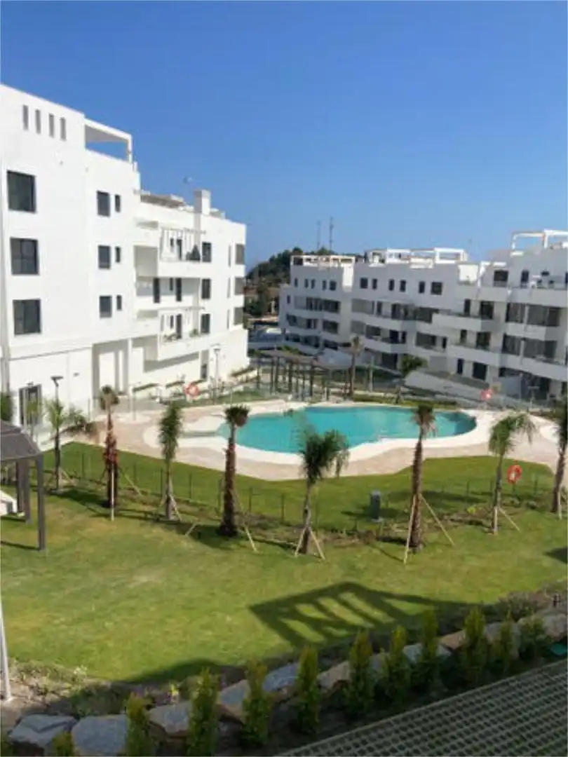 Vista exterior de Piso de alquiler en Málaga con Calefacción, Jardín privado y Terraza