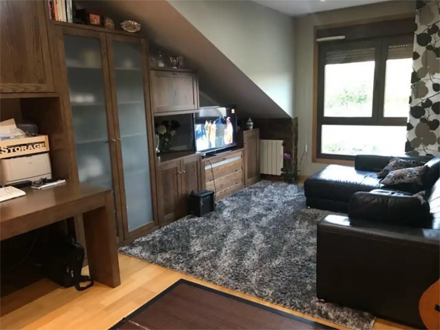 Flat for rent in A Parda Living room of Flat for rent in Pontevedra Capital with Heating, Terrace and Storage room