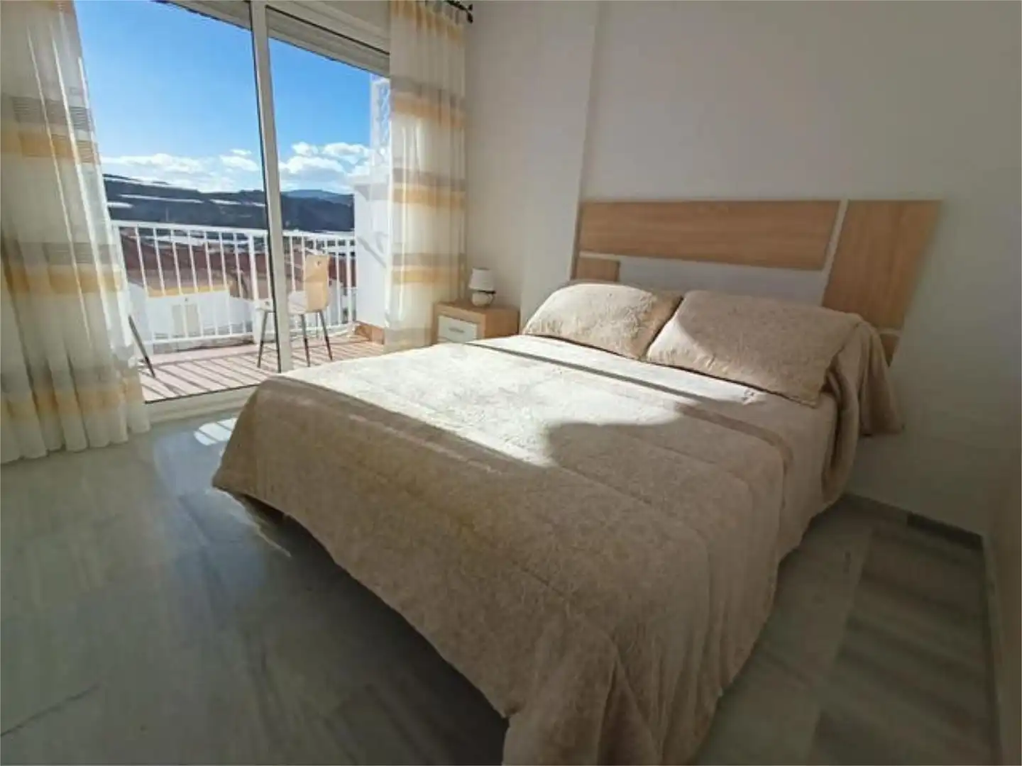 Flat for rent in Castillo de Baños - La Guapa Bedroom of Flat for rent in Polopos with Heating, Private garden and Terrace