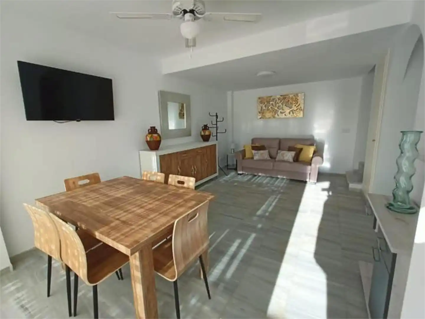 Flat for rent in Castillo de Baños - La Guapa Living room of Flat for rent in Polopos with Heating, Private garden and Terrace