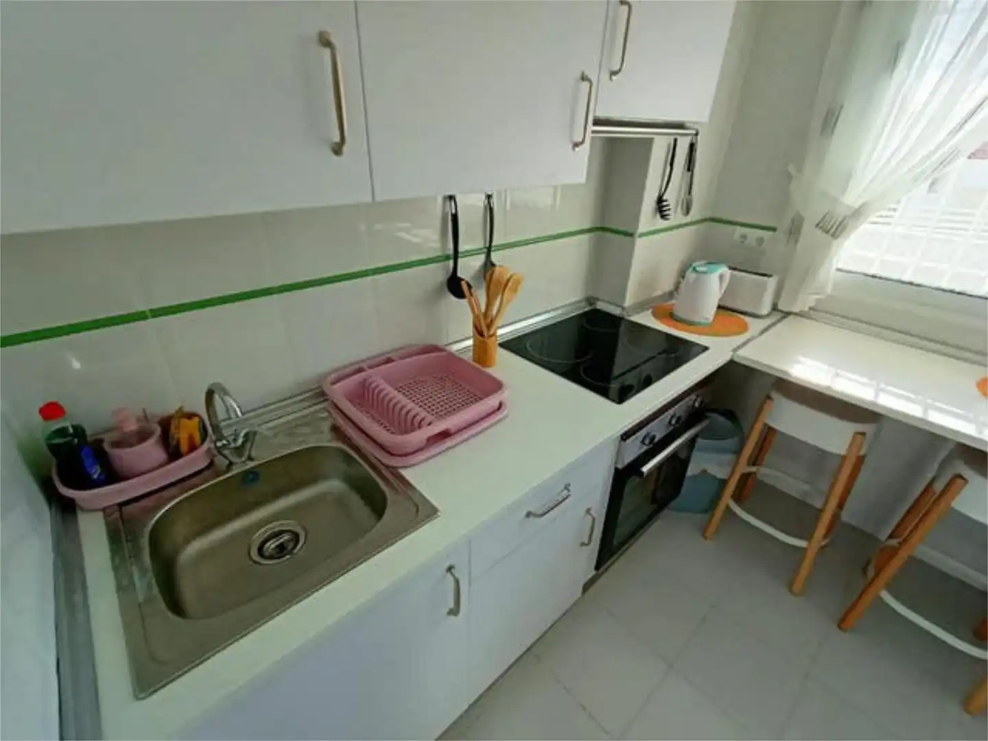 Flat for rent in Castillo de Baños - La Guapa Kitchen of Flat for rent in Polopos with Heating, Private garden and Terrace