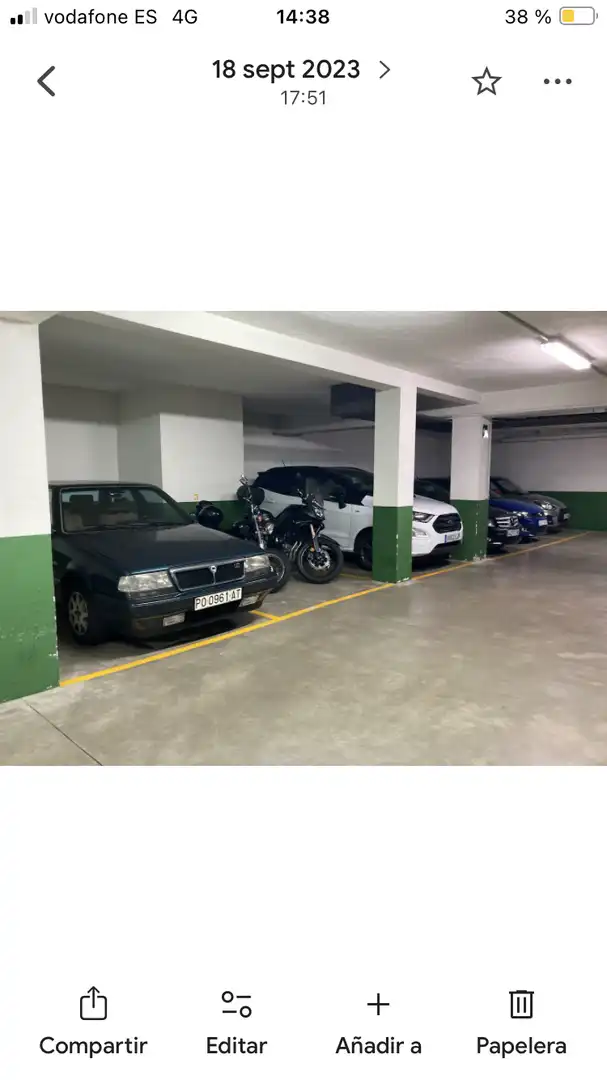 Parking de Garaje de alquiler en Pontevedra Capital 