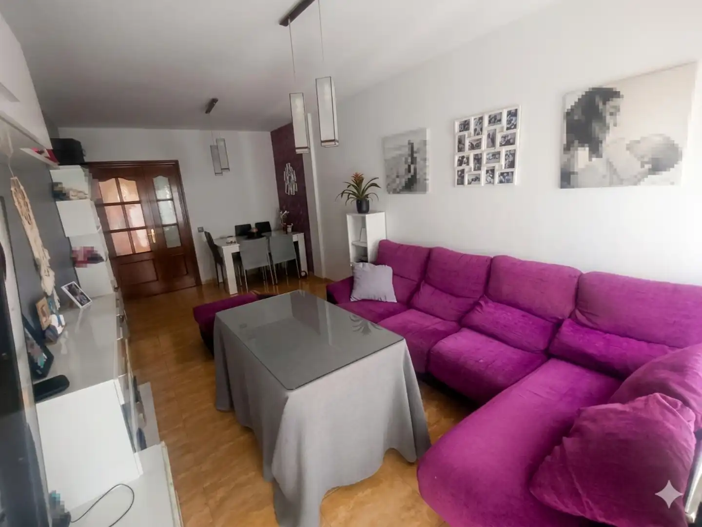 Wohnung zum Verkauf in Calle Huerta Rosalia, 43, Alhama de Almería Wohnzimmer von Wohnung zum Verkauf in Alhama de Almería mit Klimaanlage, Privatgarten und Möbliert