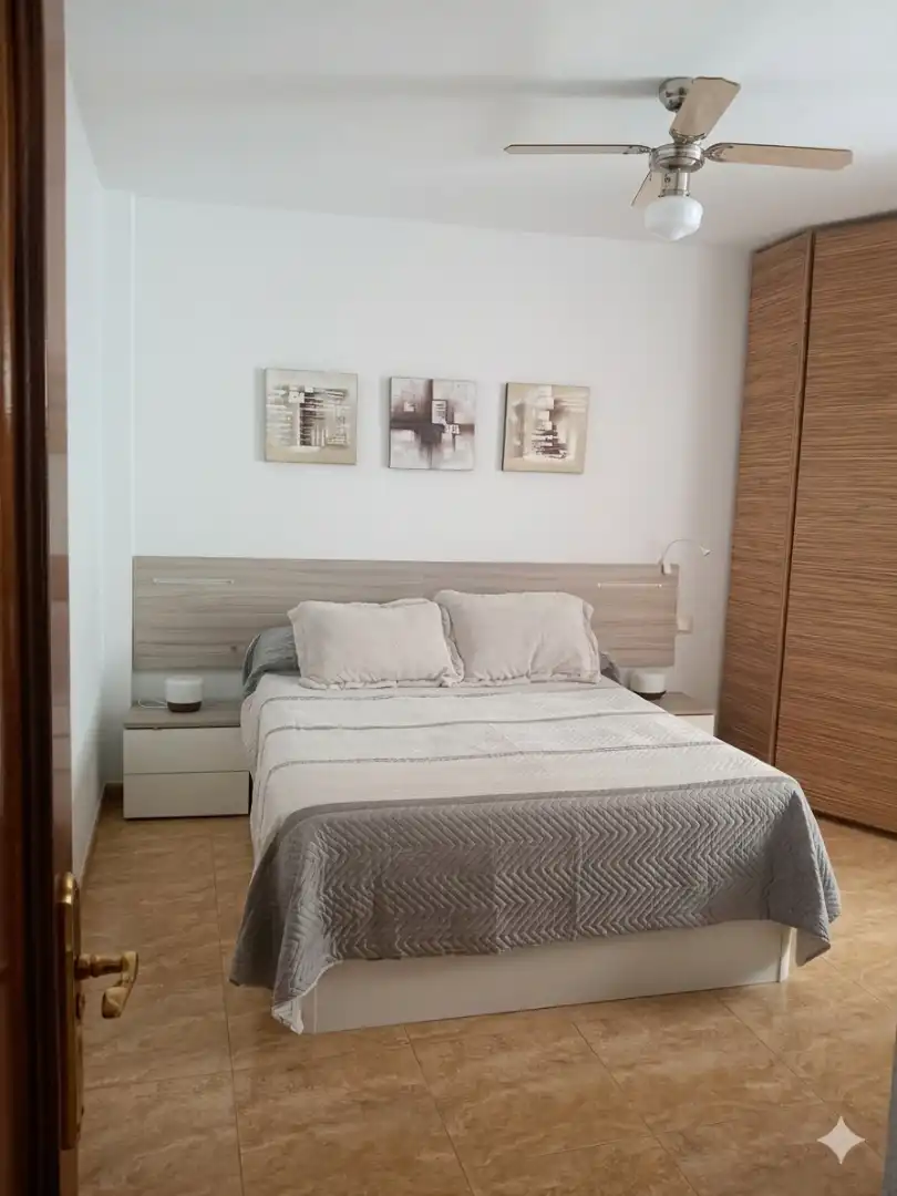 Wohnung zum Verkauf in Calle Huerta Rosalia, 43, Alhama de Almería Schlafzimmer von Wohnung zum Verkauf in Alhama de Almería mit Klimaanlage, Privatgarten und Möbliert