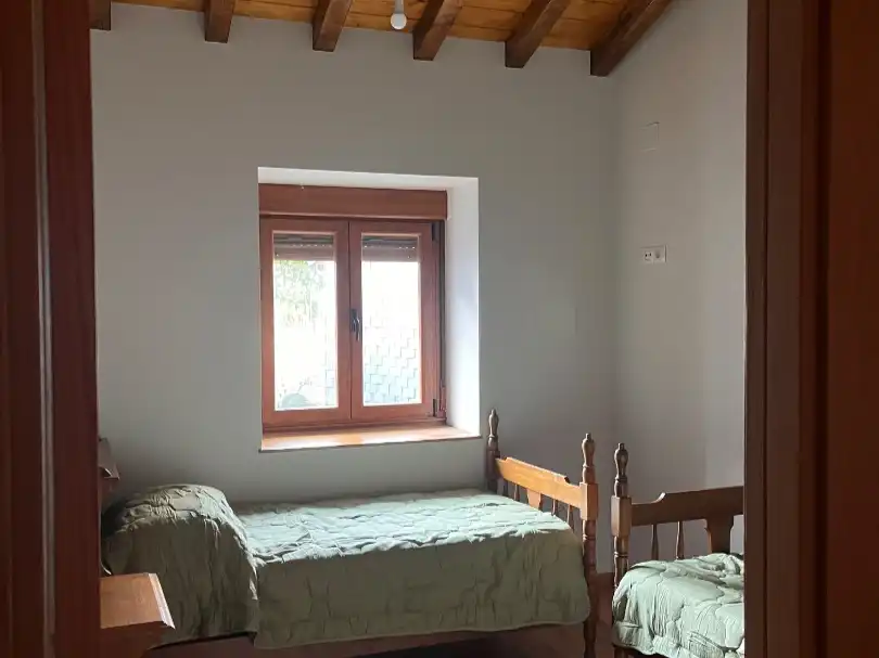 Schlafzimmer von Wohnung zur Miete in Pedralba de la Pradería mit Heizung und Möbliert