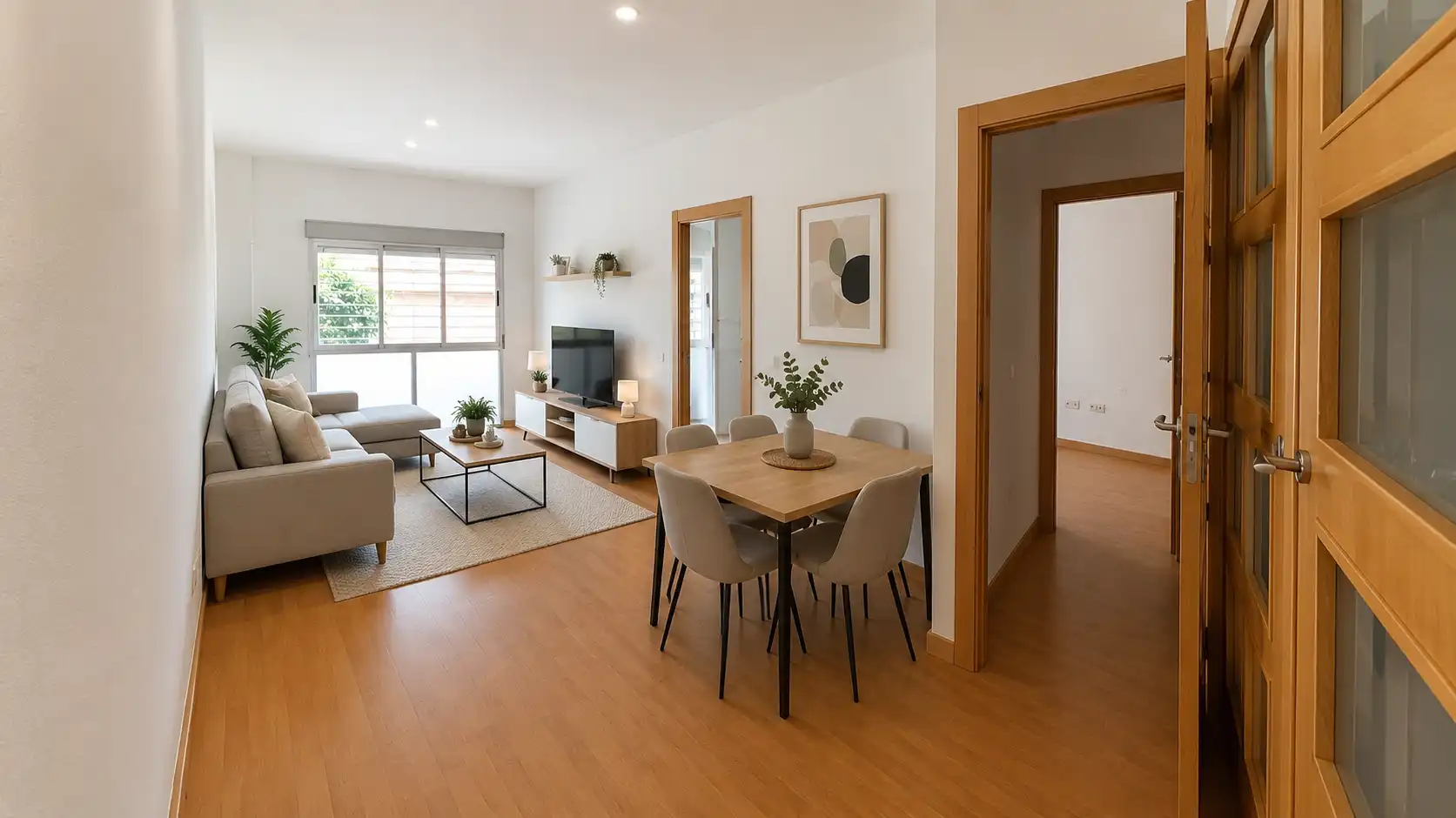 Wohnung zur Miete in Calle Rotas, 18, Calasparra Wohnzimmer von Wohnung zur Miete in Calasparra mit Parkett, Abstellraum und Möbliert