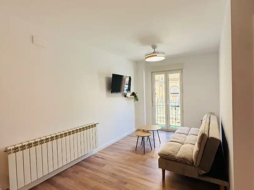 Sala de estar de Piso de alquiler en Zaragoza con Calefacción, Parquet y Terraza