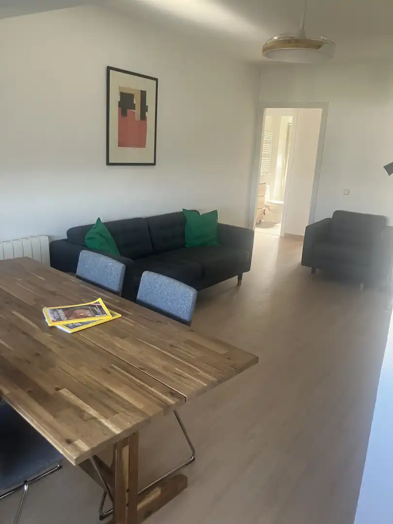 Piso de alquiler en Calle Corozal, 4, Pinar del Rey Sala de estar de Piso de alquiler en Madrid con Calefacción, Parquet y Amueblado