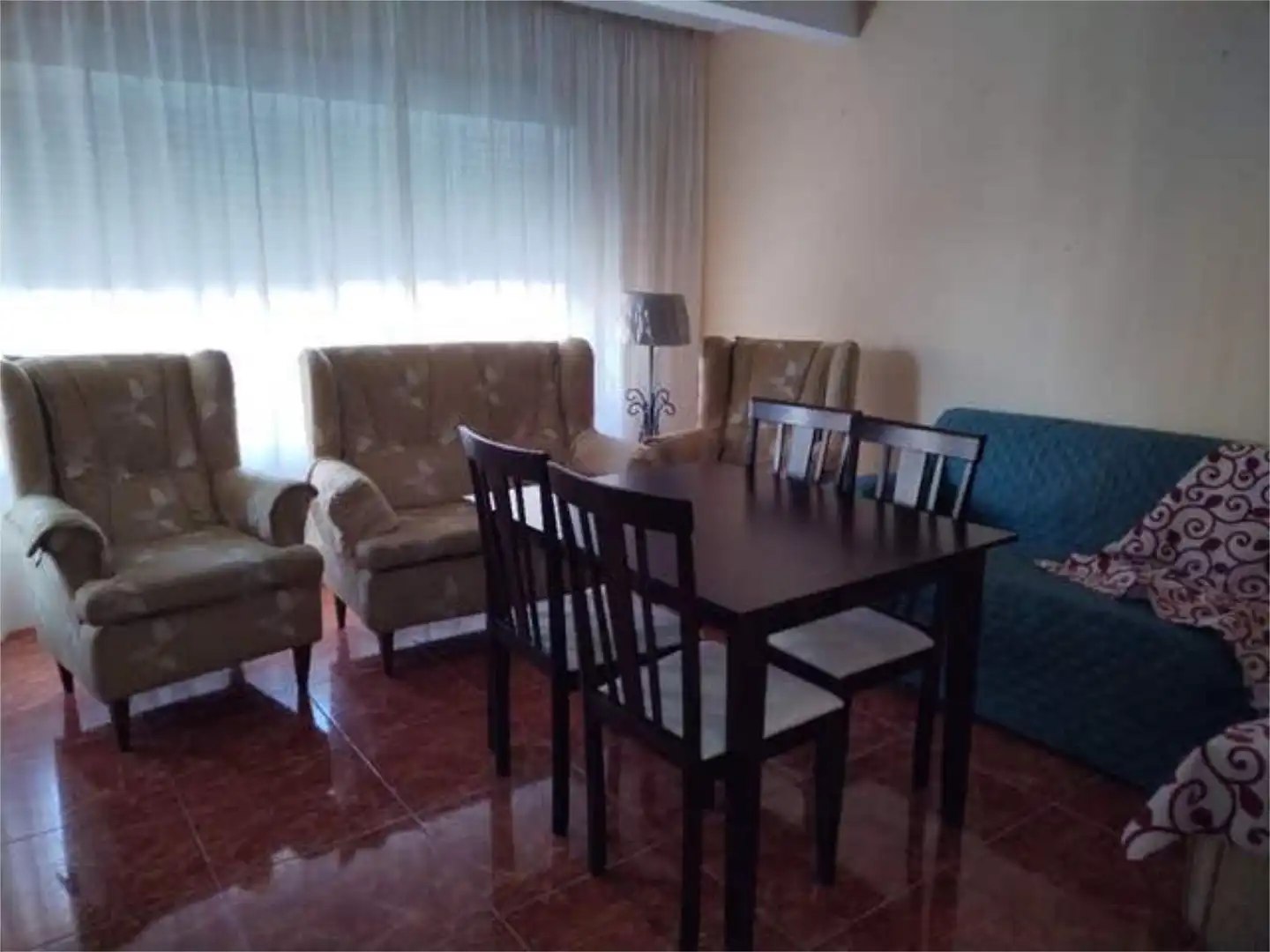 Piso de alquiler en Oeste Comedor de Piso de alquiler en Mérida con Terraza, Trastero y Amueblado