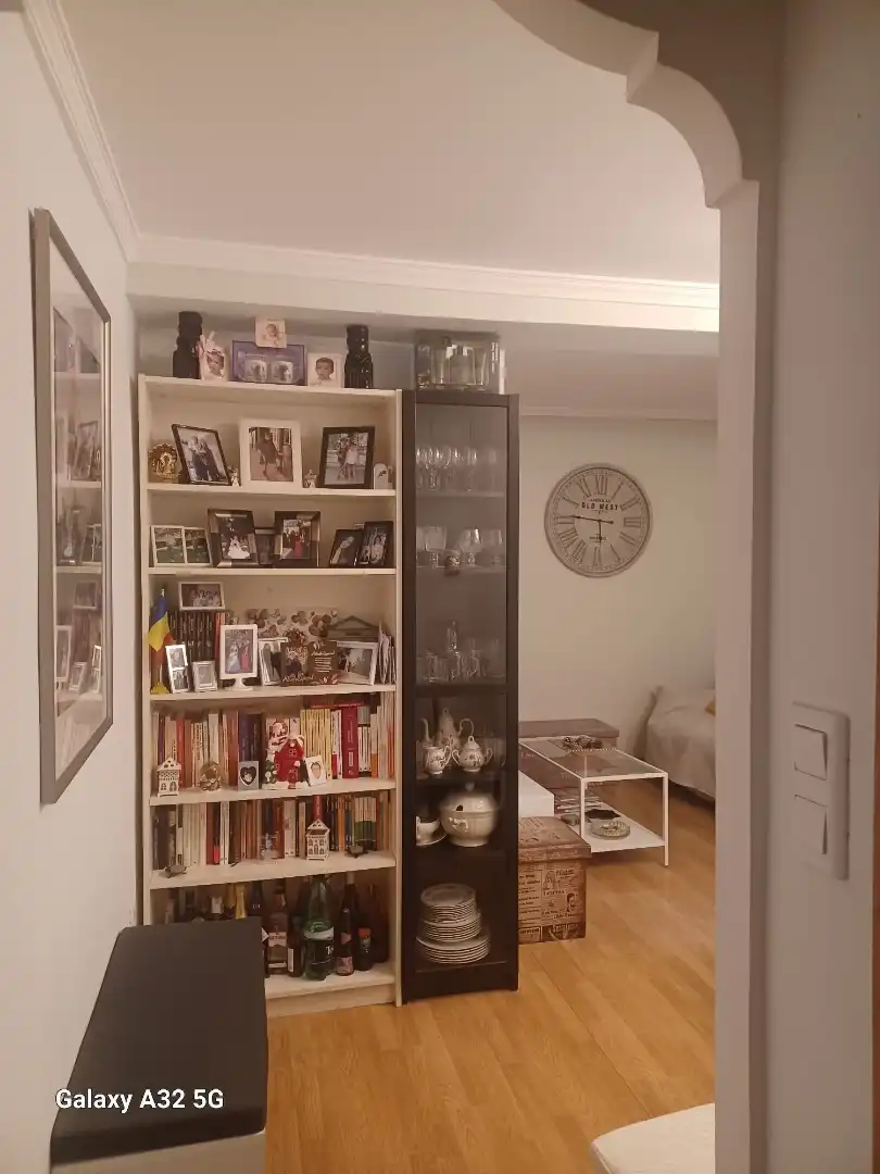 Sala de estar de Piso en venta en Zaragoza con Calefacción, Parquet y Amueblado