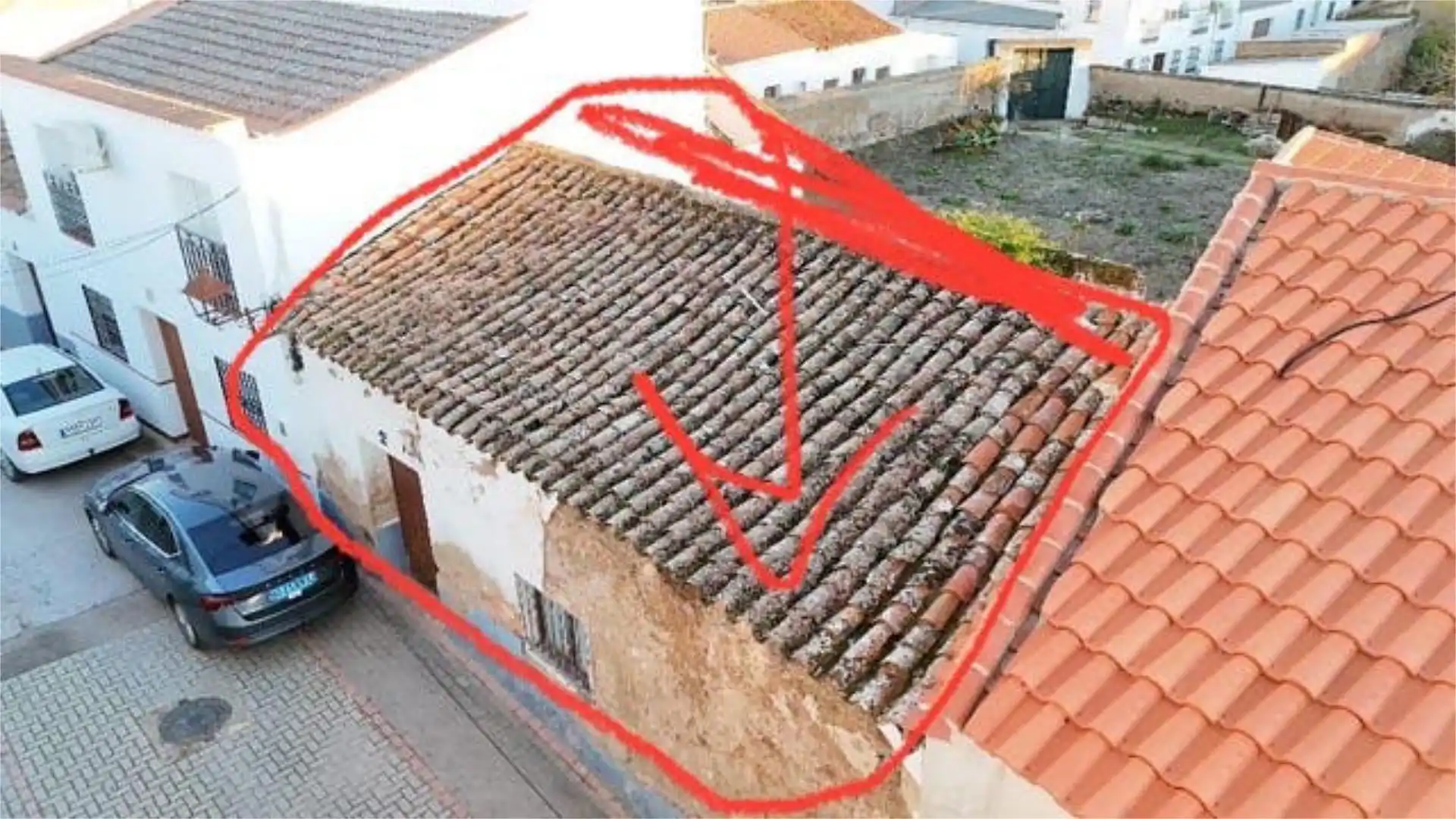 Exterior view of Houses for sale in Fuente de Cantos