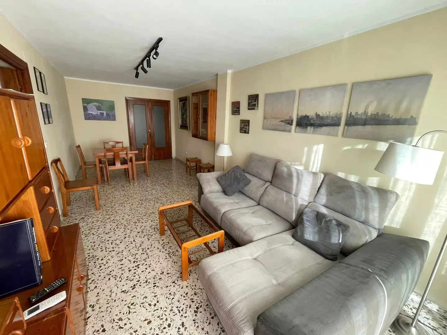 Living room of Flat for rent in Vélez-Málaga  with Air Conditioner, Terrace and Balcony