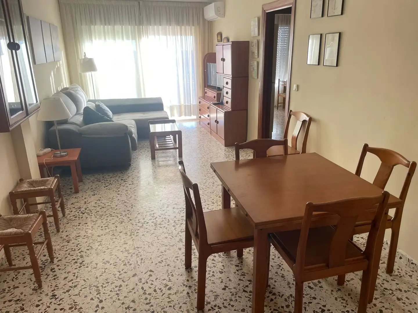 Living room of Flat for rent in Vélez-Málaga  with Air Conditioner, Terrace and Balcony