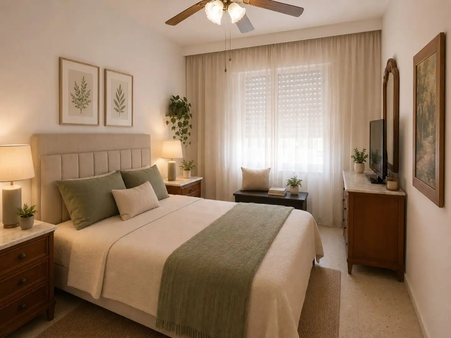Flat for sale in Calle el Guerra, 1, La Cruz Bedroom of Flat for sale in Granada Capital with Balcony