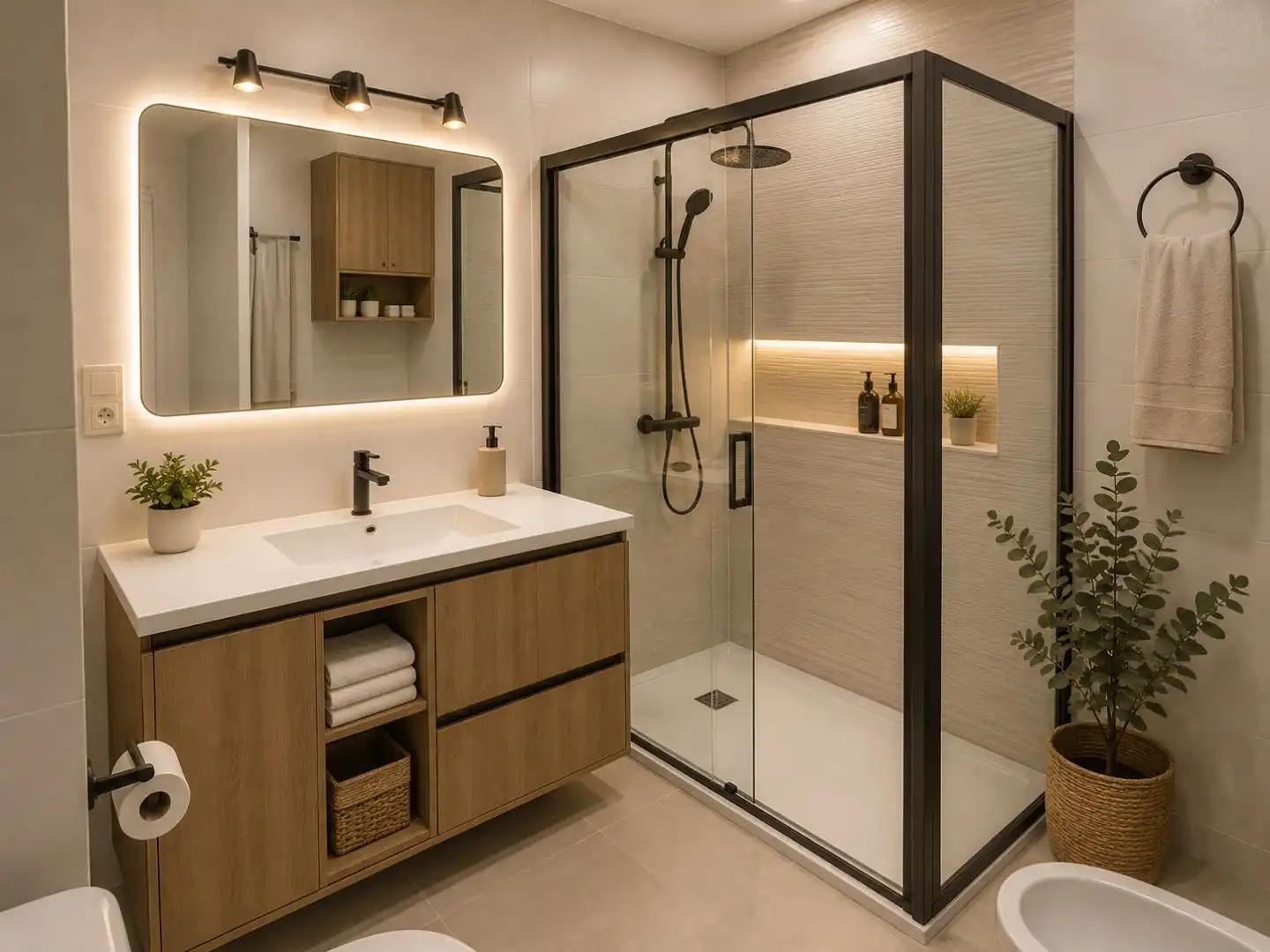 Flat for sale in Calle el Guerra, 1, La Cruz Bathroom of Flat for sale in Granada Capital with Balcony