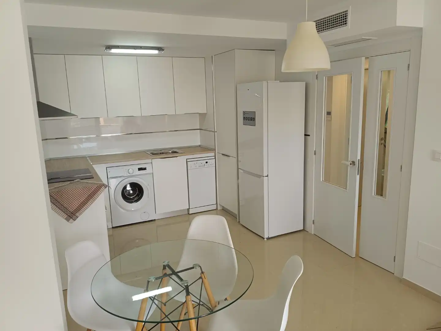 Apartments for rent in Calle Tomás Bretón, 2, Las Lomas - Las Yucas Kitchen of Apartments for rent in Águilas with Air Conditioner and Terrace