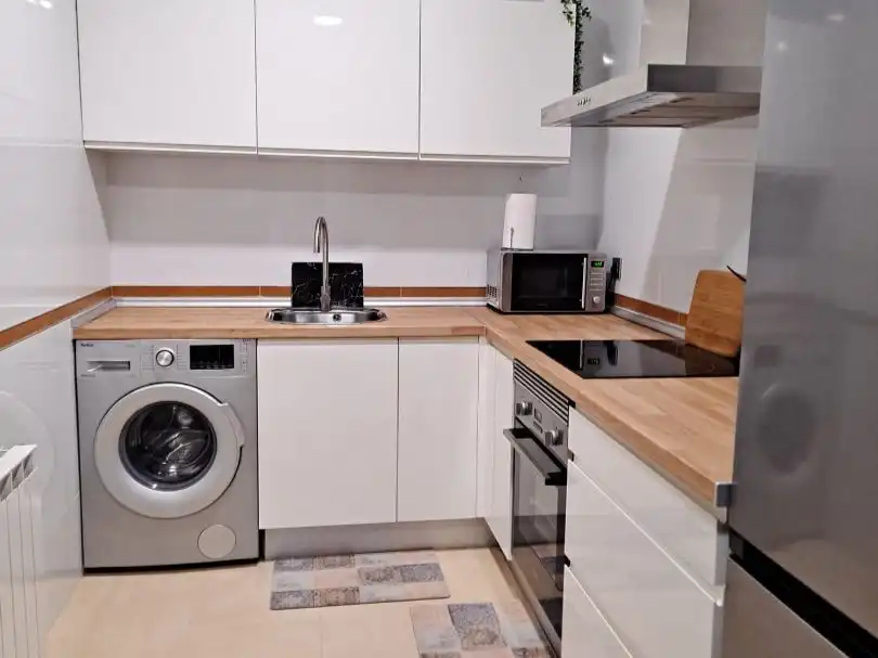 Cocina de Piso de alquiler en O Porriño   con Calefacción, Parquet y Trastero