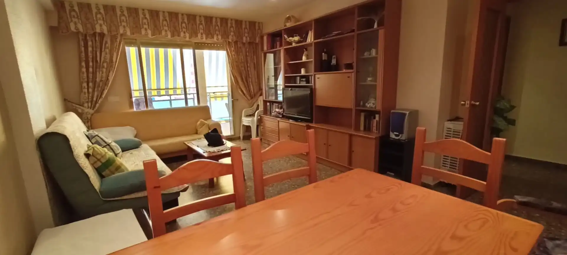 Pis de lloguer a Carrer Jaume Roig, 9, Racó Sala d'estar de Pis de lloguer en Cullera amb Terrassa, Piscina i Balcó