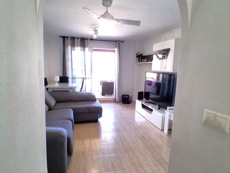 Sala de estar de Piso en venta en Mutxamel con Aire acondicionado, Terraza y Piscina