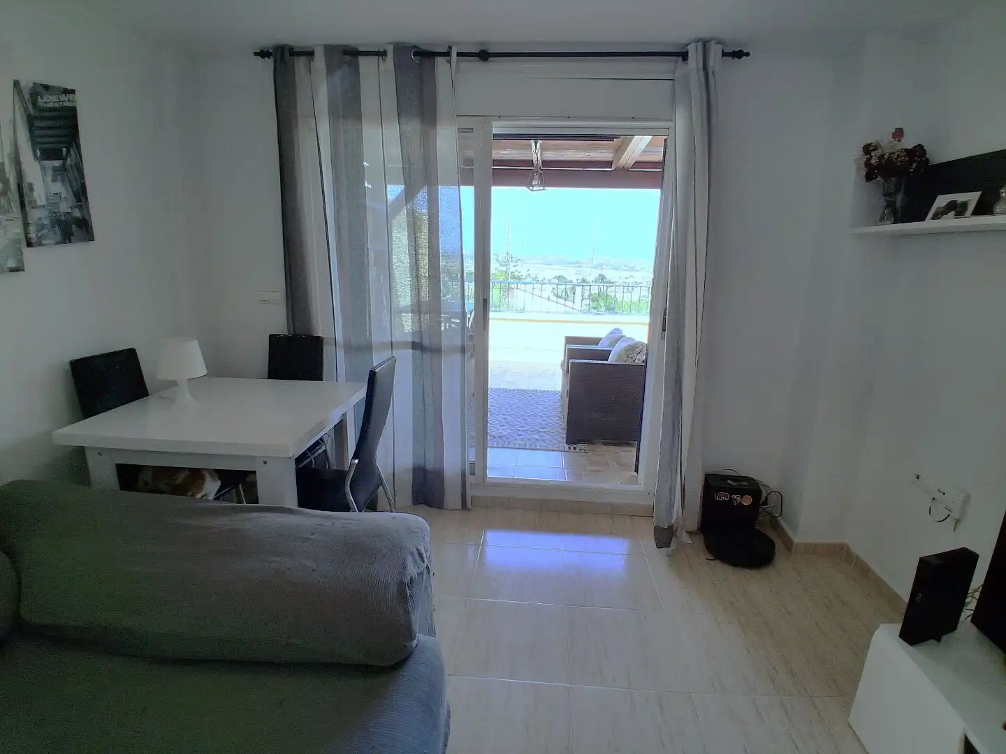 Sala de estar de Piso en venta en Mutxamel con Aire acondicionado, Terraza y Piscina