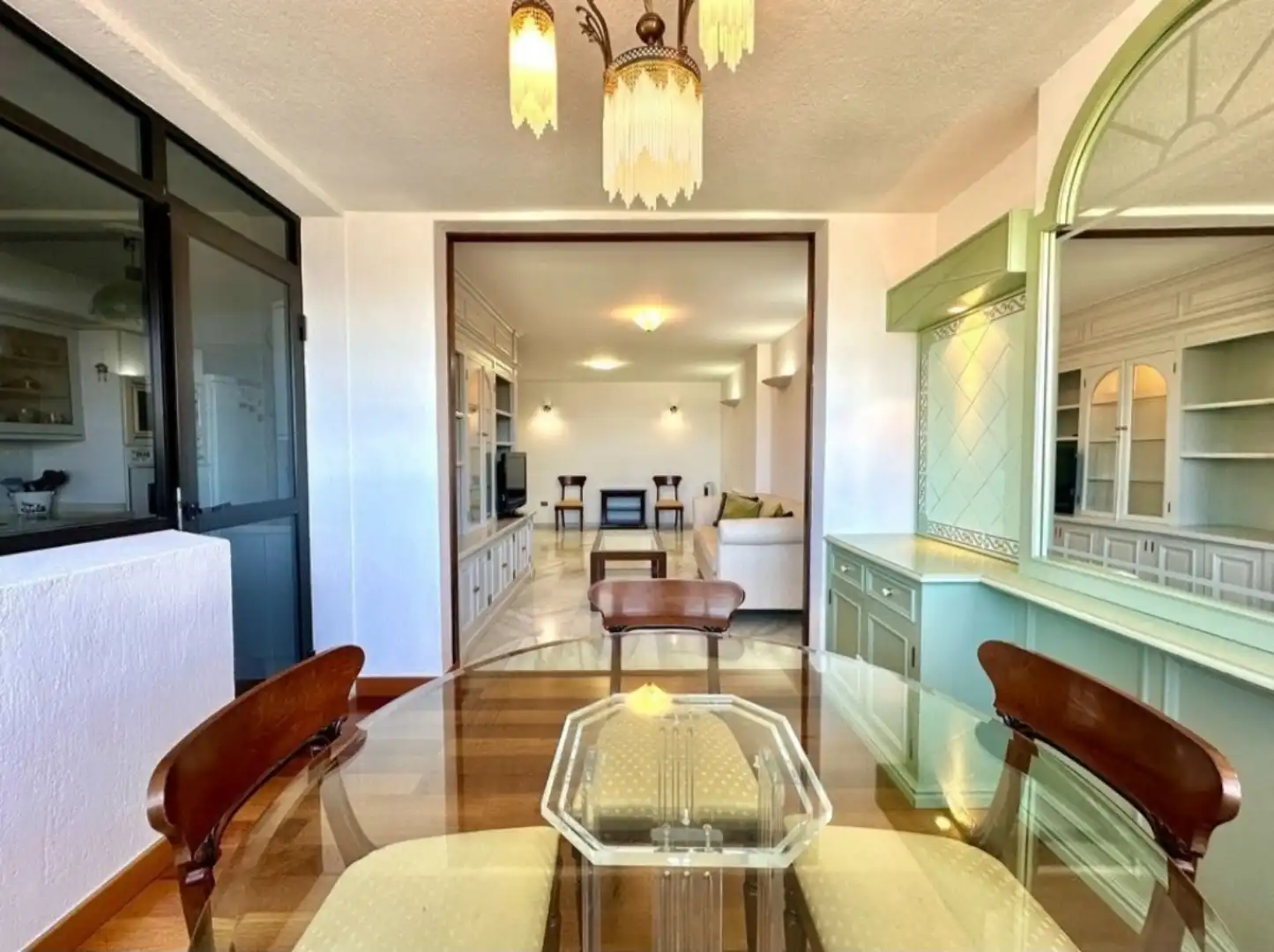Dining room of Apartments for rent in Santa Cruz de Tenerife  with Air Conditioner, Heating and Furnished