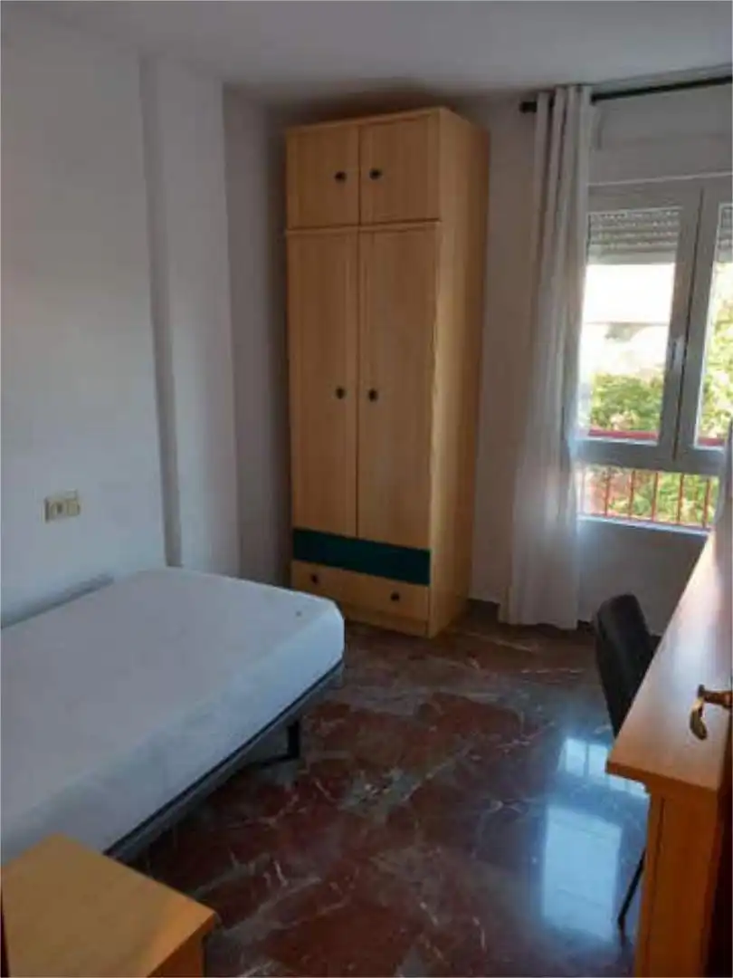 Bedroom of Flat for rent in Granada  with Terrace and Furnished