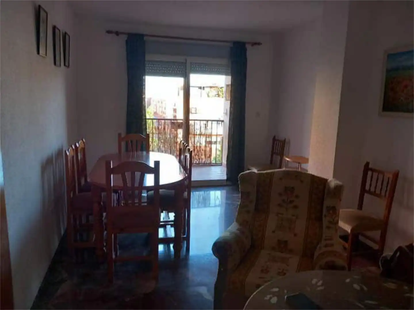 Dining room of Flat for rent in Granada  with Terrace and Furnished