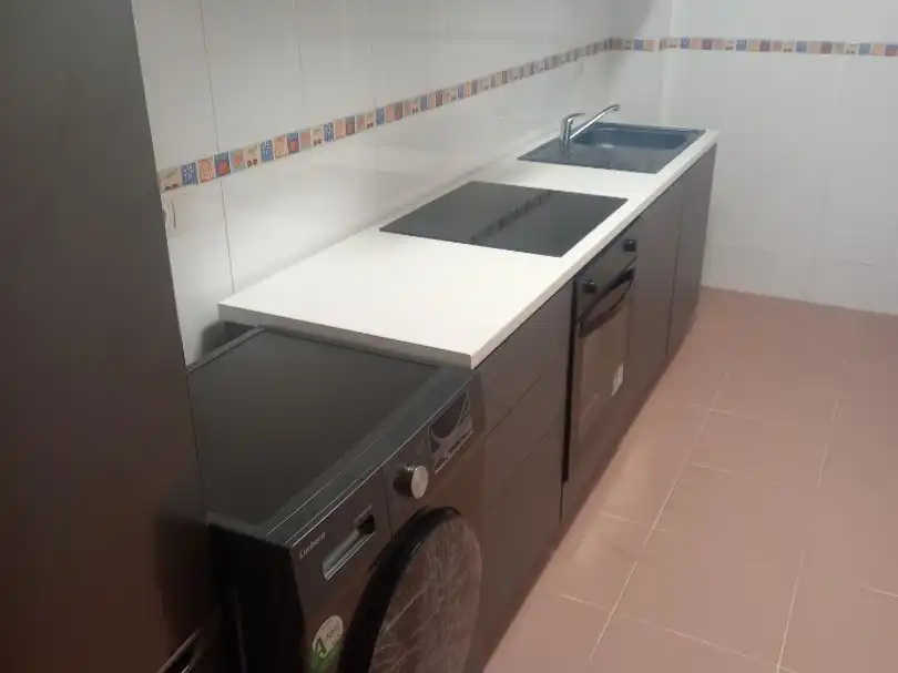 Flat for rent in Calle Catania, 8, Aguadulce Norte Kitchen of Flat for rent in Roquetas de Mar with Air Conditioner and Terrace