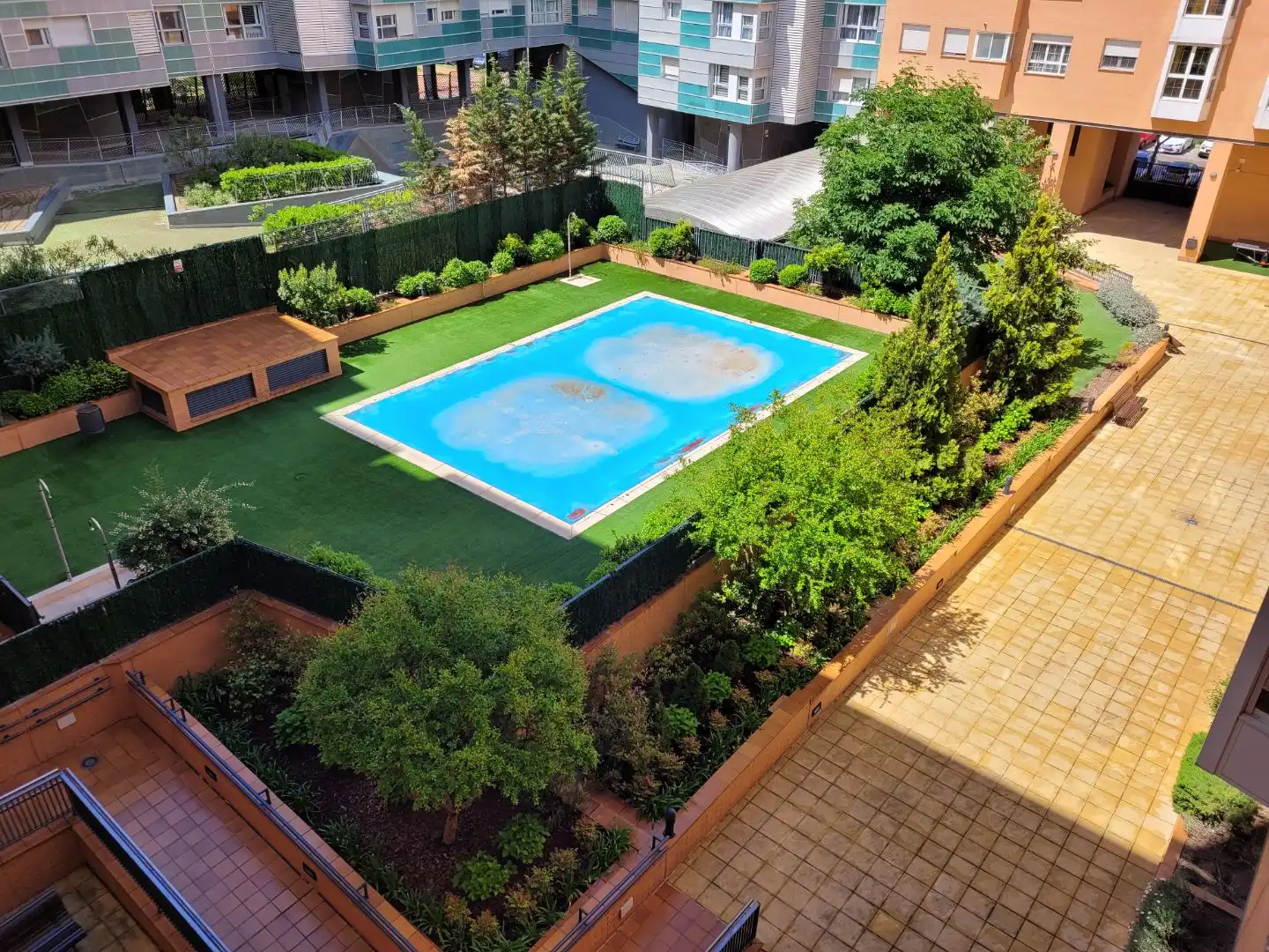 Flat for sale in Calle Alameda del Valle, 36, Ensanche de Vallecas - La Gavia Swimming pool of Flat for sale in Madrid Capital with Air Conditioner and Swimming Pool