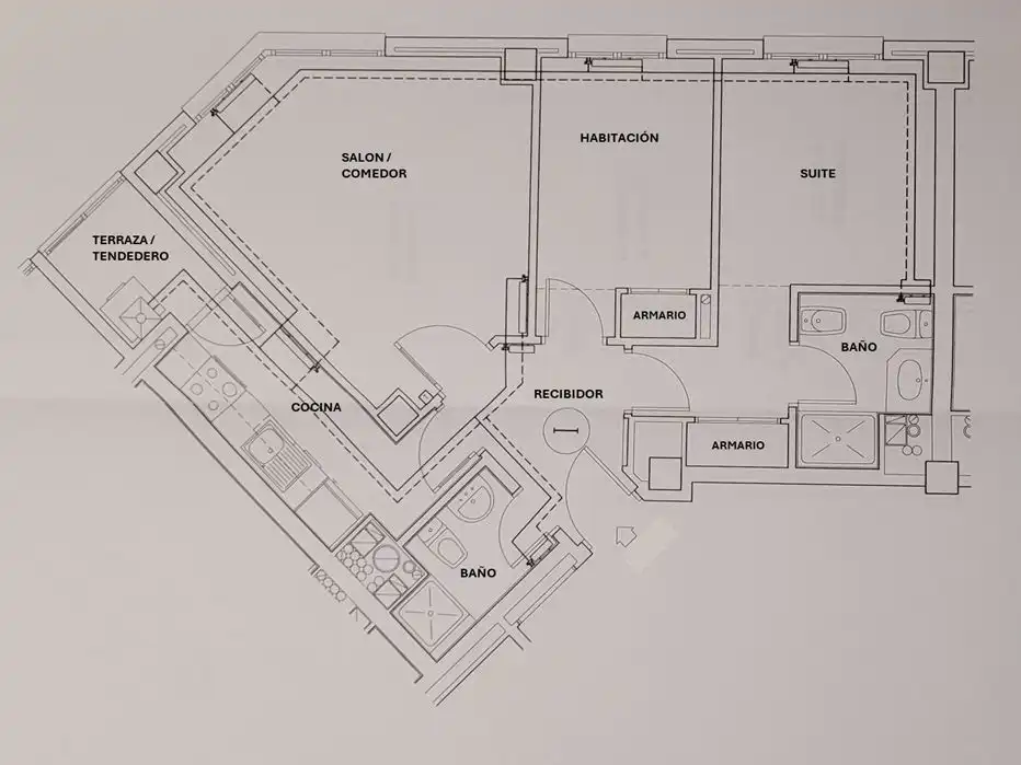 Flat for sale in Calle Alameda del Valle, 36, Ensanche de Vallecas - La Gavia Flat for sale in Madrid Capital with Air Conditioner and Swimming Pool