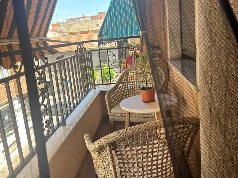Terrasse von Wohnung zum Verkauf in Alcantarilla mit Klimaanlage, Terrasse und Balkon