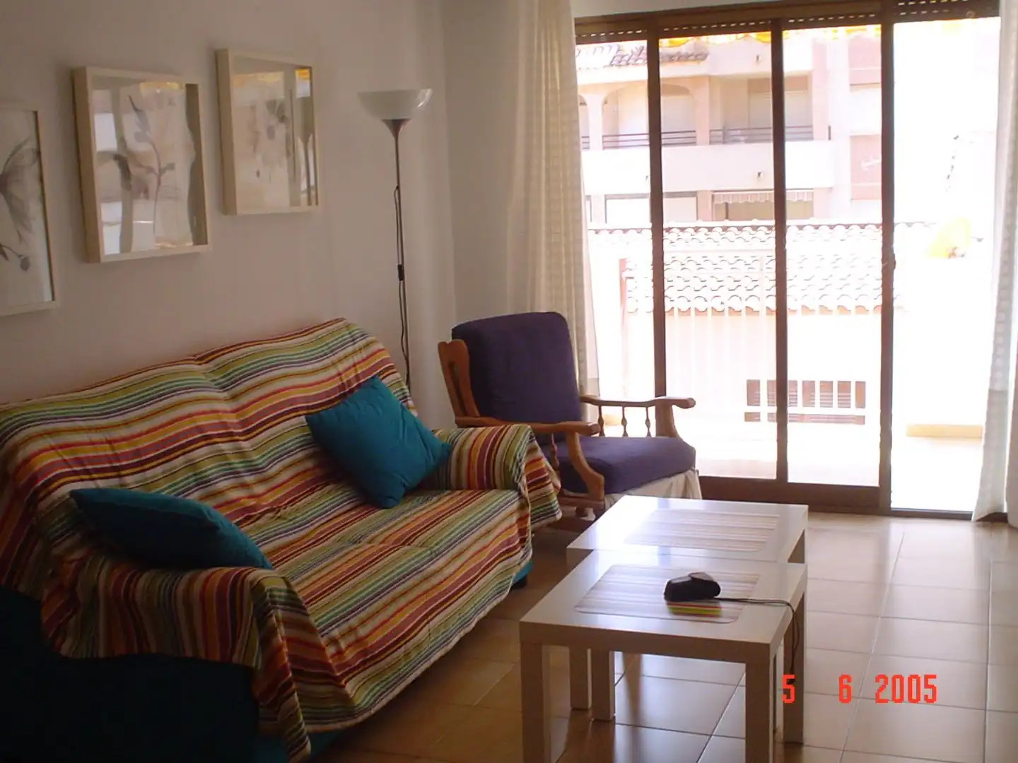 Pis de lloguer a Carrer de Terol, 44, Playa de la Concha Sala d'estar de Pis de lloguer en Oropesa del Mar / Orpesa amb Aire condicionat, Parquet i Terrassa