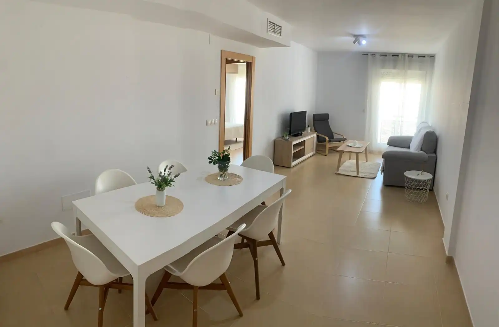 Living room of Flat for rent in Albox  with Terrace, Storage room and Furnished