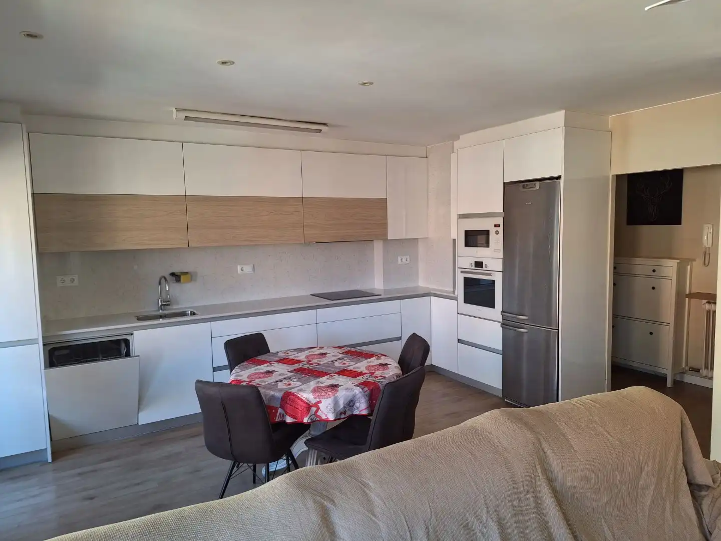 Kitchen of Flat for rent in Lleida  with Heating, Furnished and Balcony