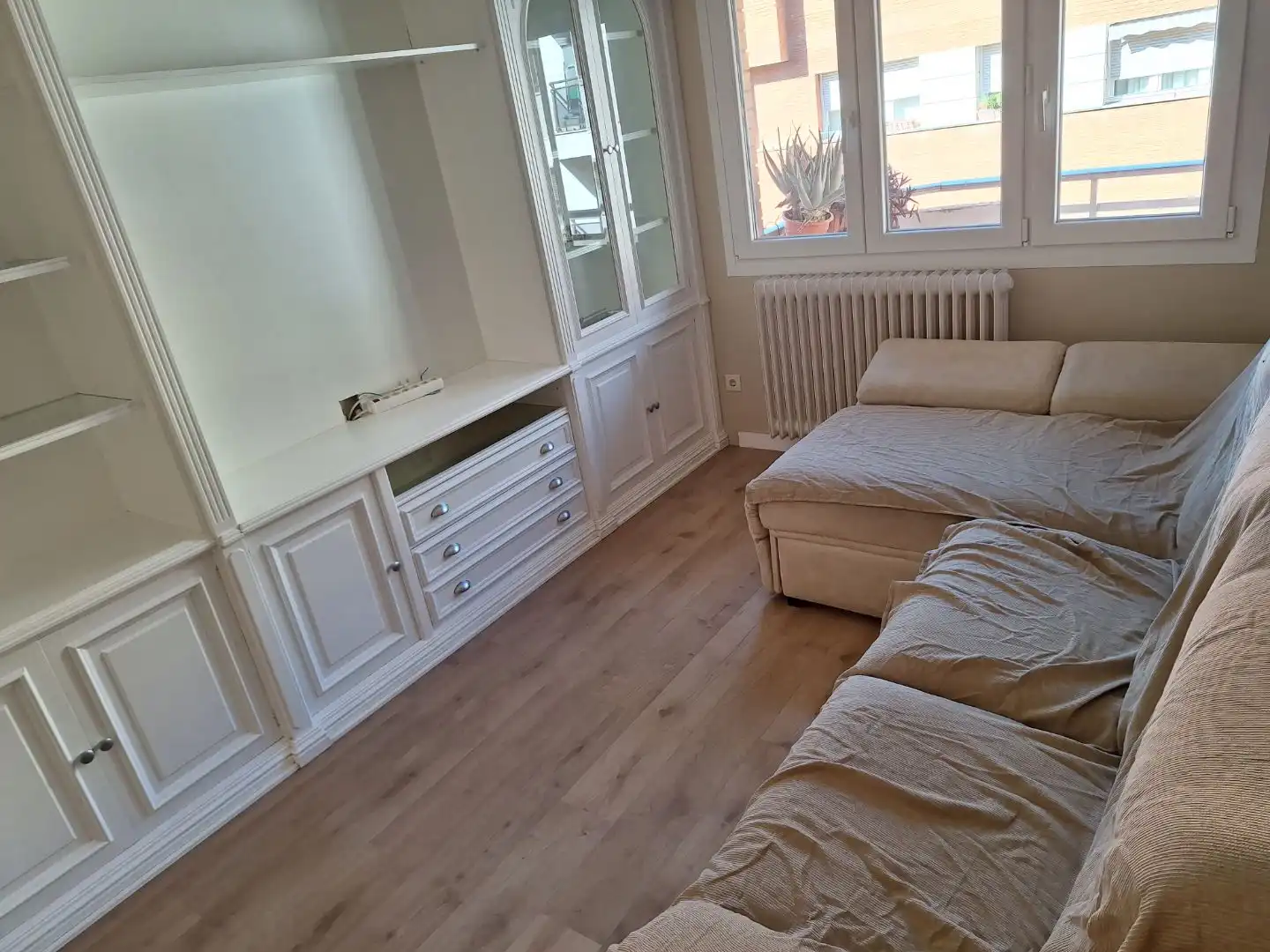 Living room of Flat for rent in Lleida  with Heating, Furnished and Balcony