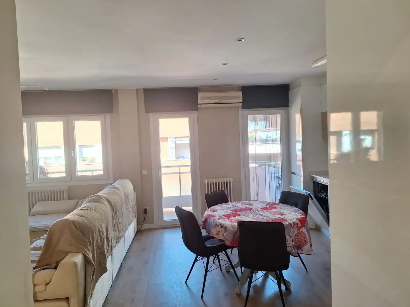 Living room of Flat for rent in Lleida  with Heating, Furnished and Balcony