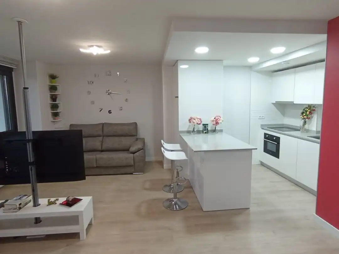 Kitchen of Flat for rent in Valladolid  with Heating, Terrace and Storage room