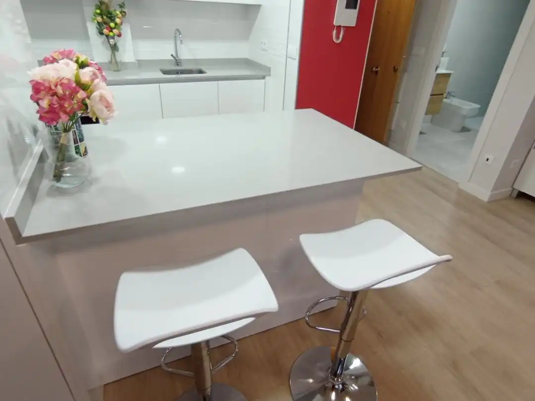Kitchen of Flat for rent in Valladolid  with Heating, Terrace and Storage room
