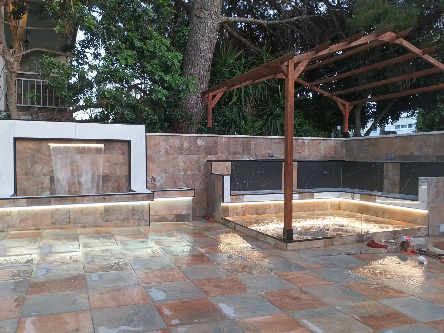 Terrace of Detached homes for sale in El Vendrell  with Air Conditioner, Terrace and Swimming Pool