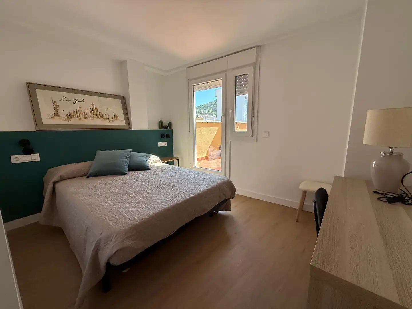 Attic for rent in Calle Victoria, 35, La Victoria Bedroom of Attic for rent in Málaga with Air Conditioner, Terrace and Furnished