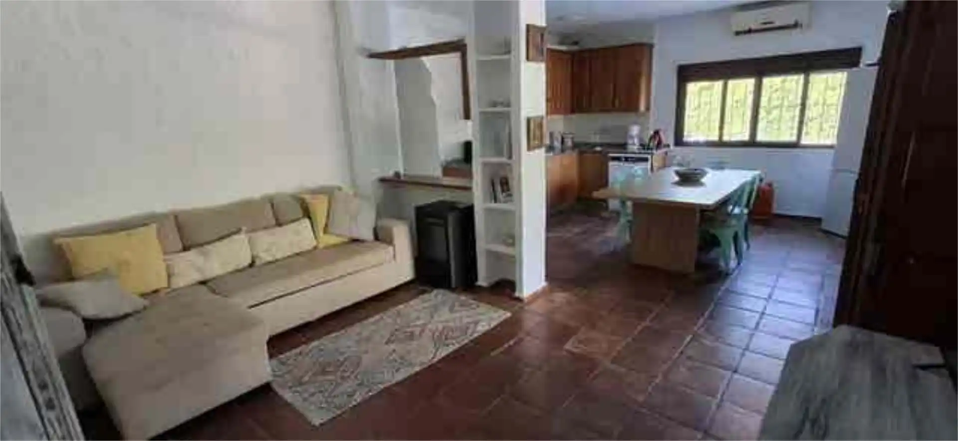 Sala de estar de Casa adosada de alquiler en Tarifa con Jardín privado, Terraza y Trastero