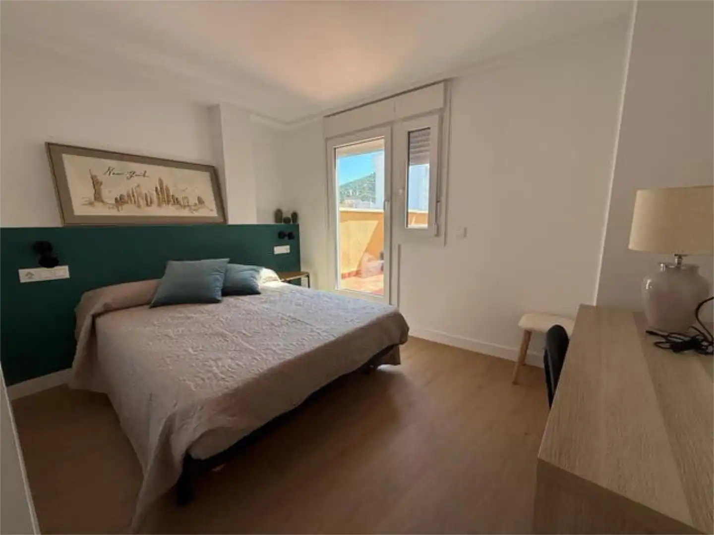 Bedroom of Flat for rent in Málaga  with Terrace