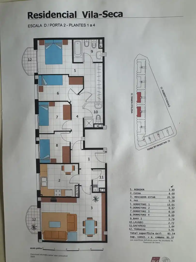 Flat for sale in Vila-seca  with Air Conditioner and Balcony