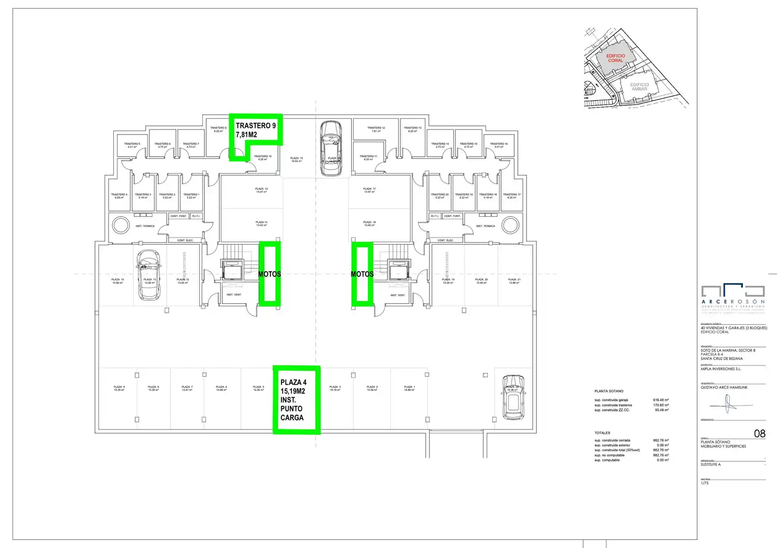 Flat for sale in Calle Murillo, 8, Soto de la Marina Parking of Flat for sale in Santa Cruz de Bezana with Heating, Terrace and Storage room