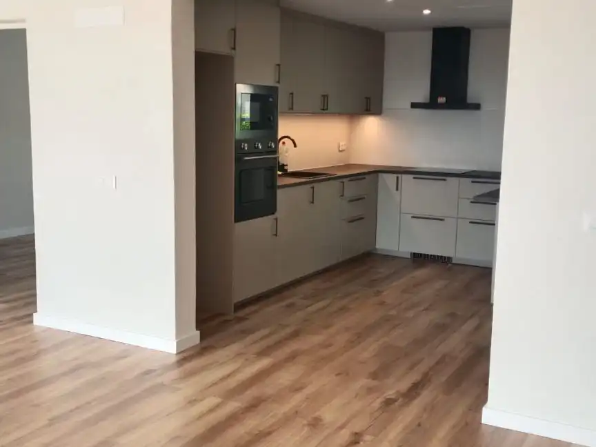 Küche von Wohnung zur Miete in Búger mit Parkett, Terrasse und Ofen
