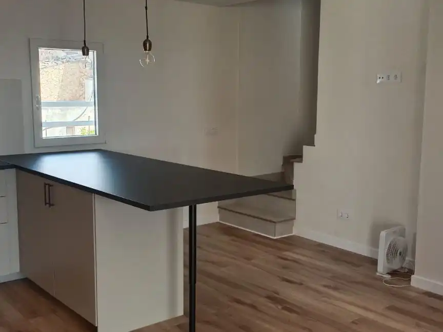 Küche von Wohnung zur Miete in Búger mit Parkett, Terrasse und Ofen
