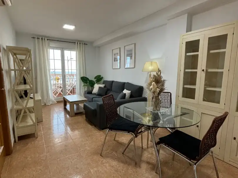 Flat for sale in Carretera de Almería, 693, Roquetas de Mar Living room of Flat for sale in Roquetas de Mar with Air Conditioner, Terrace and Swimming Pool