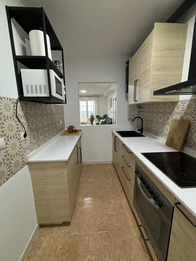 Flat for sale in Carretera de Almería, 693, El Puerto Kitchen of Flat for sale in Roquetas de Mar with Air Conditioner, Heating and Private garden