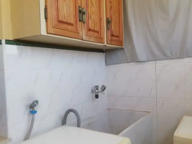 Cuina de Pis de lloguer en Cullera amb Calefacció, Moblat i Balcó